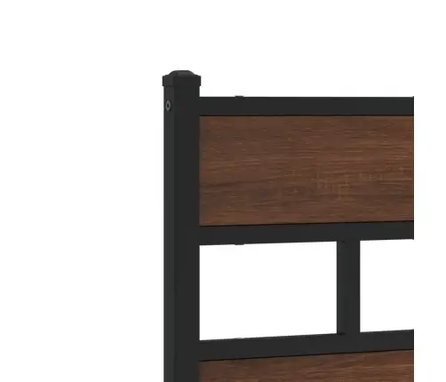 Gulta Bez Matrača, Ar Galvgali, Brūna Ozola, 120X200 Cm Vidaxl