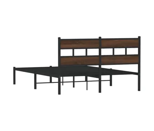 Lovos Rėmas Su Galvūgaliu/Be Čiužinio, Ruda, 160X200Cm