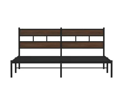 Gulta Bez Matrača, Ar Galvgali, Brūna Ozola, 180X200 Cm Vidaxl