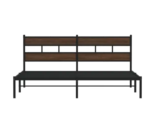 Gulta Bez Matrača, Ar Galvgali, Brūna Ozola, 183X213 Cm Vidaxl