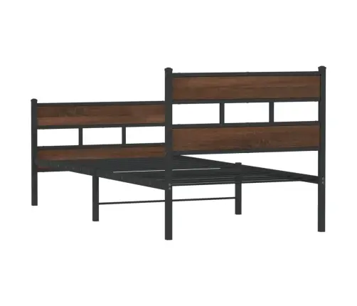 Gulta Bez Matrača, Ar Galvgali, Un Kājgali, 90X200 Cm Vidaxl