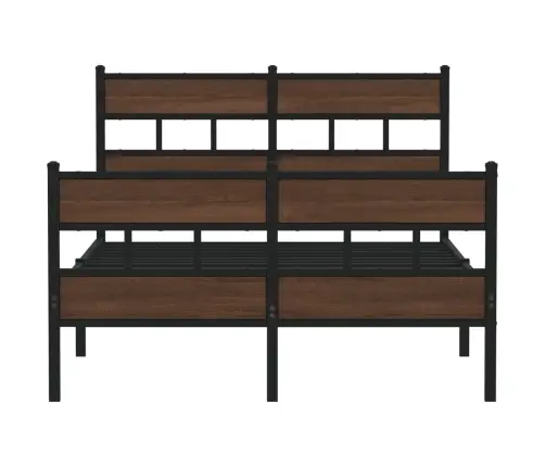 Gulta Bez Matrača, Ar Galvgali, Un Kājgali, 120X200 Cm Vidaxl