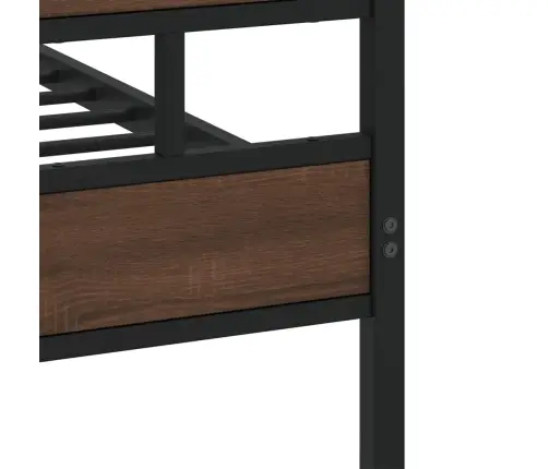 Gulta Bez Matrača, Ar Galvgali, Un Kājgali, 120X200 Cm Vidaxl