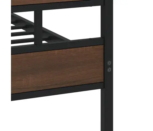 Gulta Bez Matrača, Ar Galvgali, Un Kājgali, 140X190 Cm Vidaxl