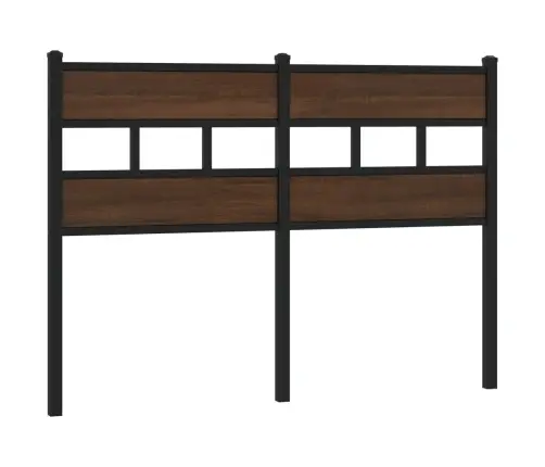 Galvūgalis, Ruda Ąžuolo, 120cm Apdirbta Mediena Ir Plienas