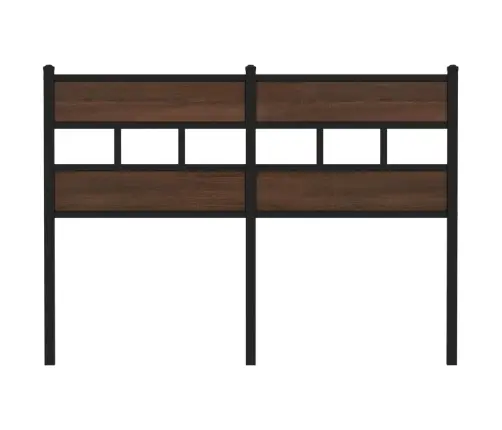 Galvūgalis, Ruda Ąžuolo, 120cm Apdirbta Mediena Ir Plienas