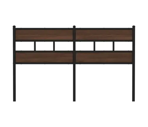 Voodipeats, Pruun Tamm, 150 cm Teras Ja Tehispuit