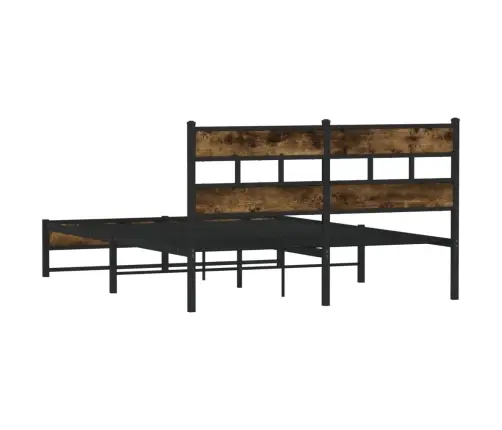 Lovos Rėmas Be Čiužinio, Dūminio Ąžuolo, 150X200cm Metalas