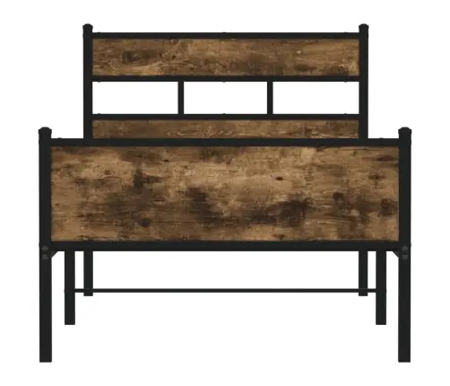 Gulta Bez Matrača, Ozolkoka, 100X190 Cm, Inženierijas Koks Vidaxl