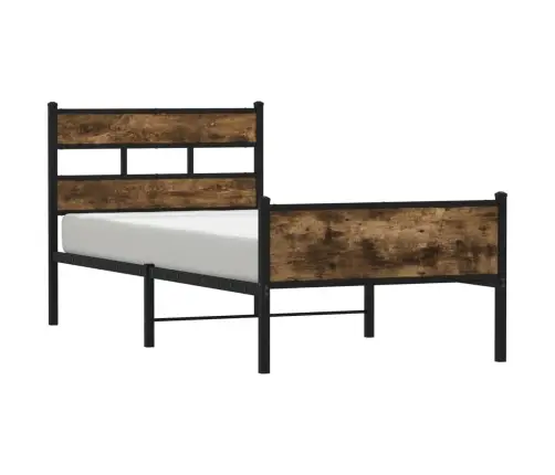 Lovos Rėmas Be Čiužinio, Dūminis, 100X200cm Apdirbta Mediena