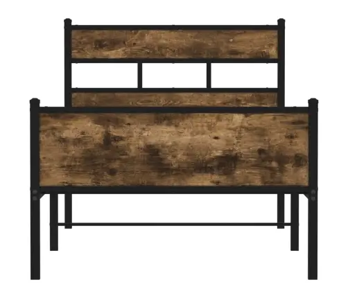 Peatsiga Voodiraam, Ilma Madratsita, Suitsutatud Tamm 107X200Cm