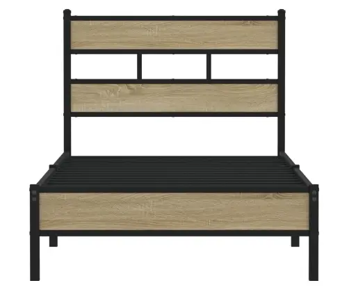 Lovos Rėmas Be Čiužinio, Sonoma, 90X200cm Apdirbta Mediena