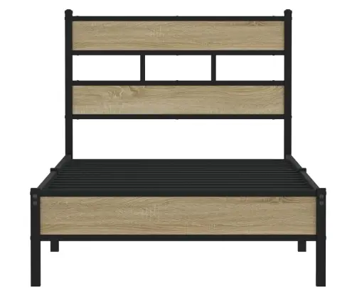 Peatsiga Voodiraam, Ilma Madratsita, Sonoma Tamm 107X200 Cm