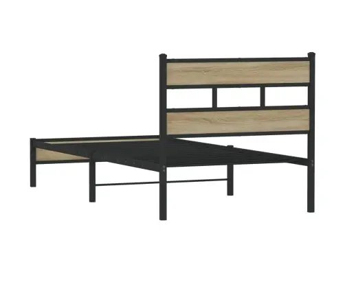 Peatsiga Voodiraam, Ilma Madratsita, Sonoma Tamm 107X200 Cm