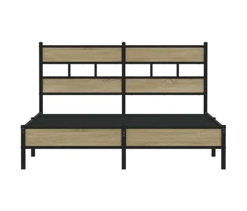 Lovos Rėmas Be Čiužinio, Sonoma, 137X190cm Apdirbta Mediena