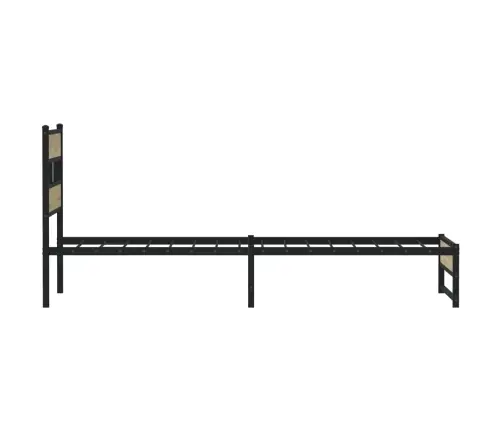 Lovos Rėmas Be Čiužinio, Sonoma Ąžuolo, 100X190cm Metalas