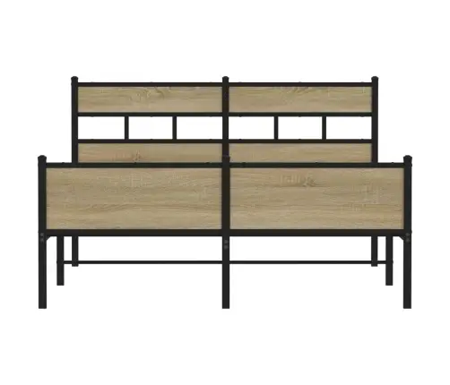 Peatsiga Voodiraam, Ilma Madratsita, Sonoma Tamm 140X190Cm