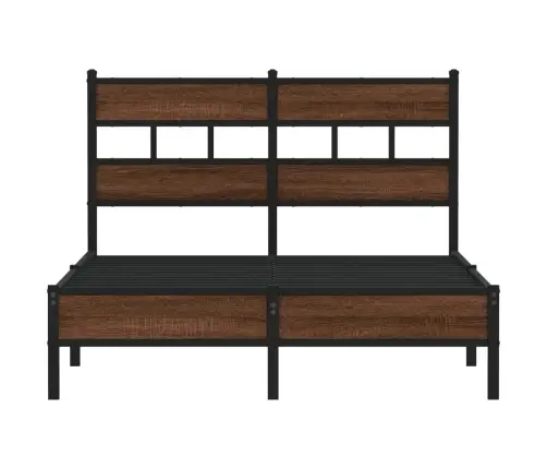 Lovos Rėmas Be Čiužinio, Dūminis, 120X190cm Apdirbta Mediena