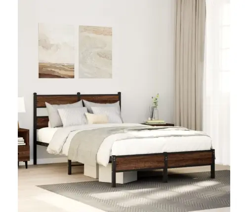 Lovos Rėmas Be Čiužinio, Dūminis, 120X190cm Apdirbta Mediena