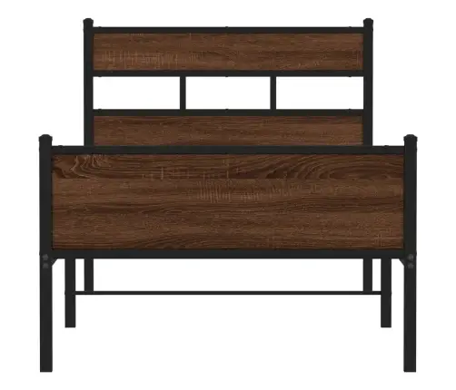 Gulta Bez Matrača, Brūna Ozola, 90X190 Cm, Inženierijas Koks Vidaxl