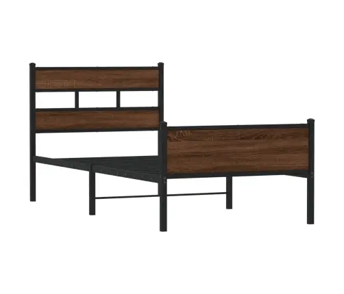 Lovos Rėmas Be Čiužinio, Dūminis, 100X200cm Apdirbta Mediena