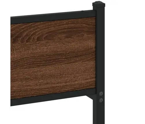 Voodiraam Ilma Madratsita Pruun Tamm 137X190 Cm Tehispuit