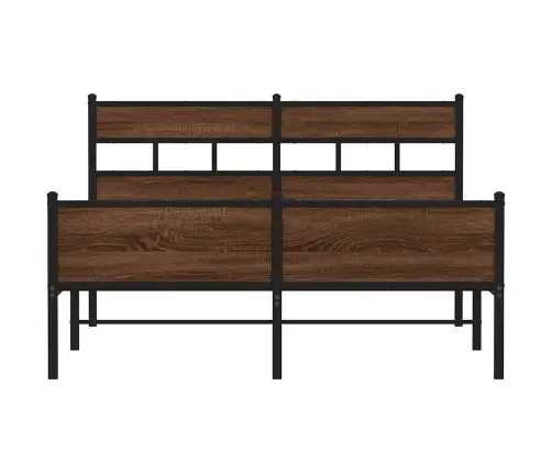 Lovos Rėmas Be Čiužinio, Dūminis, 140X190cm Apdirbta Mediena