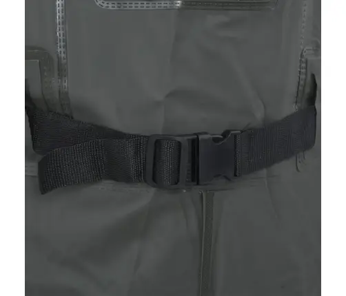 Bridējbikses Ar Zābakiem Un Jostu Tumši Zaļas Krāsas 45. Izmērs Vidaxl