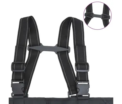 Bridbačiai Su Batais Ir Diržu, Juodos Spalvos, 46 Dydis