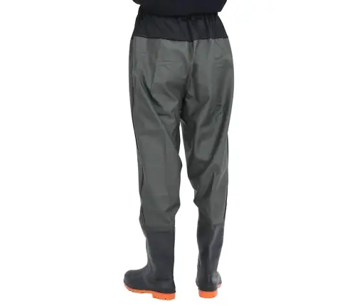 Waist Waders Koos Saabastega, Tumeroheline, Suurus 44