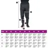 Waist Waders Koos Saabastega, Must, Suurus 41