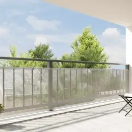 Caurspīdīgs Brezents Ar Cilpām 1X10 M Polietilēns Vidaxl