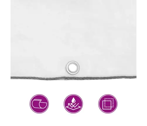 Caurspīdīgs Brezents Ar Cilpām 3X3 M Polietilēns Vidaxl