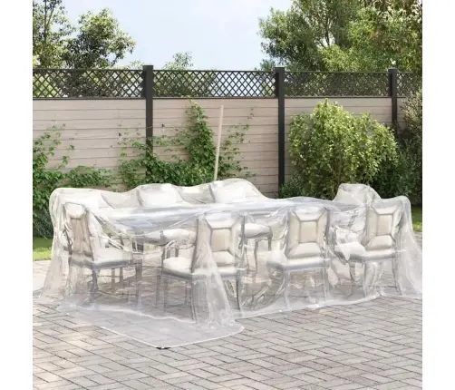 Skaidrus Brezentas Su Ąselėmis 4X4 M Polietilenas