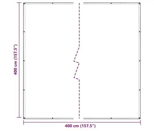 Skaidrus Brezentas Su Ąselėmis 4X4 M Polietilenas