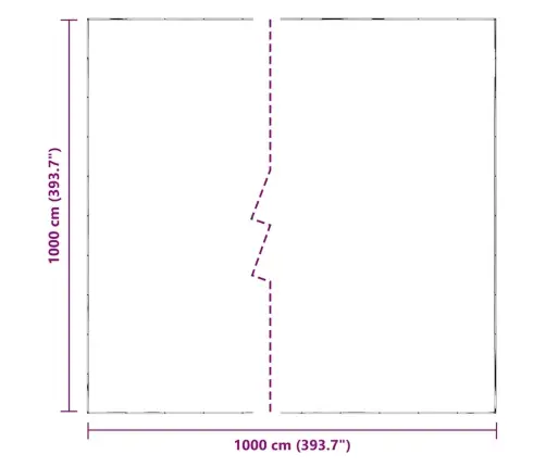 Läbipaistev Aasadega Present 10X10 M Polüetüleen