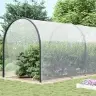 Caurspīdīgs Brezents Ar Cilpām 10X12 M Polietilēns Vidaxl