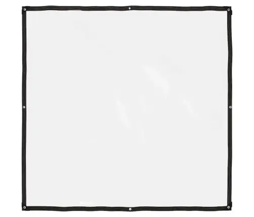 Caurspīdīgs Brezents Ar Cilpiņām, 2X2 M, Polietilēns Vidaxl