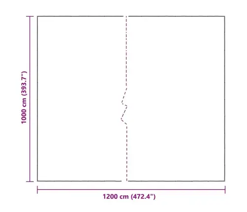 Läbipaistev Aasadega Present 10X12 M Polüetüleen