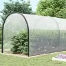 Caurspīdīgs Brezents Ar Cilpām 12X12 M Polietilēns Vidaxl