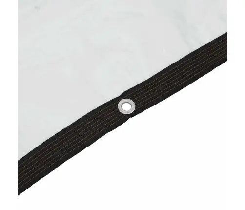Caurspīdīgs Brezents Ar Cilpām 12X12 M Polietilēns Vidaxl