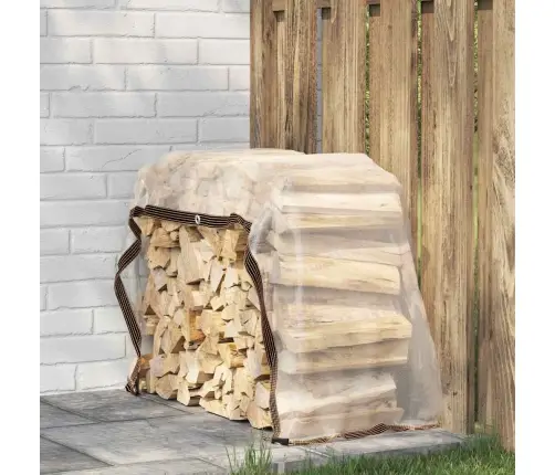 Caurspīdīgs Brezents Ar Cilpām 1X2 M Pvc Vidaxl