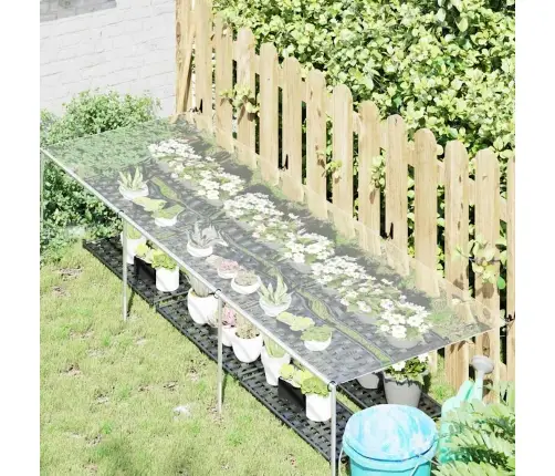 Caurspīdīgs Brezents Ar Cilpām 1X3 M Pvc Vidaxl