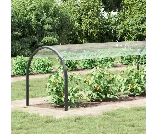 Caurspīdīgs Brezents Ar Cilpām 1X8 M Pvc Vidaxl