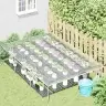 Caurspīdīgs Brezents Ar Cilpām 2X3 M Pvc Vidaxl