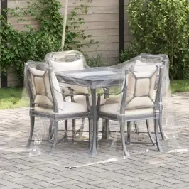 Caurspīdīgs Brezents Ar Cilpām 2X3 M Pvc Vidaxl