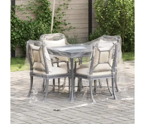 Caurspīdīgs Brezents Ar Cilpām 2X3 M Pvc Vidaxl