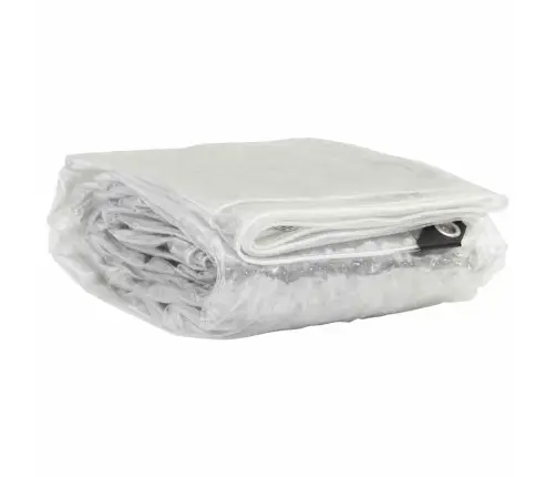 Caurspīdīgs Brezents Ar Cilpām 2X5 M Pvc Vidaxl