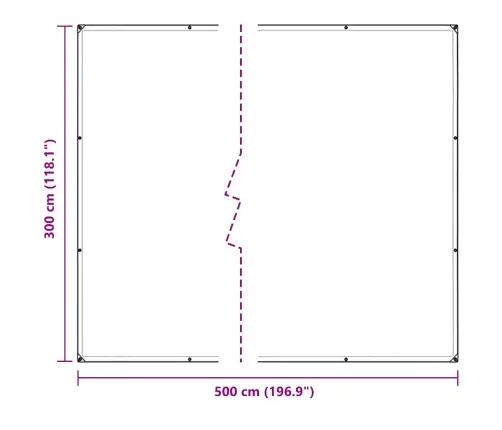 Caurspīdīgs Brezents Ar Cilpām 3X5 M Pvc Vidaxl