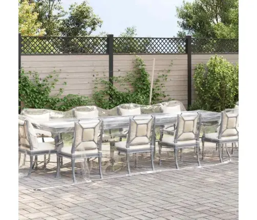 Skaidrus Brezentas Su Kilpomis 3X8 M Pvc